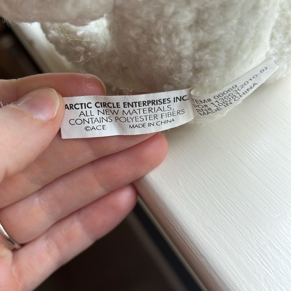 ARTIC CIRCLE ENTERPRISES INC WHITE VINTAGE TEDDY BEAR - Picture 6 of 12